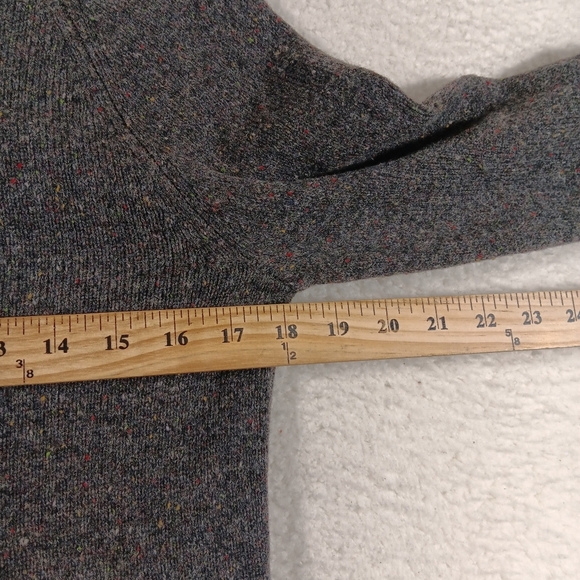 J Crew Sweater Mens XS Gray Lambswool Donegal Cardigan Shawl Neck Scholar NWT - Picture 10 of 12